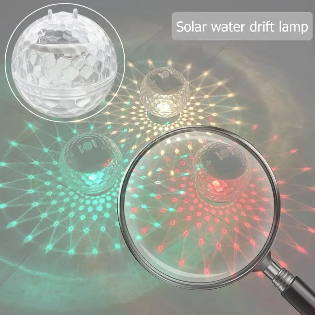 

Поплавковый светильник на солнечной энергии, светодиодный плавающий светильник для пруда, IP66, водонепроницаемый плавающий светильник для бассейна, фонтан, украшение для сада