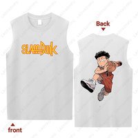 Anime The First Slam Dunk Graphic Tank Tops Cosplay Harajuku Men Women Cotton Vest Sakuragi Hanamichi Cartoon Unisex Streetwear