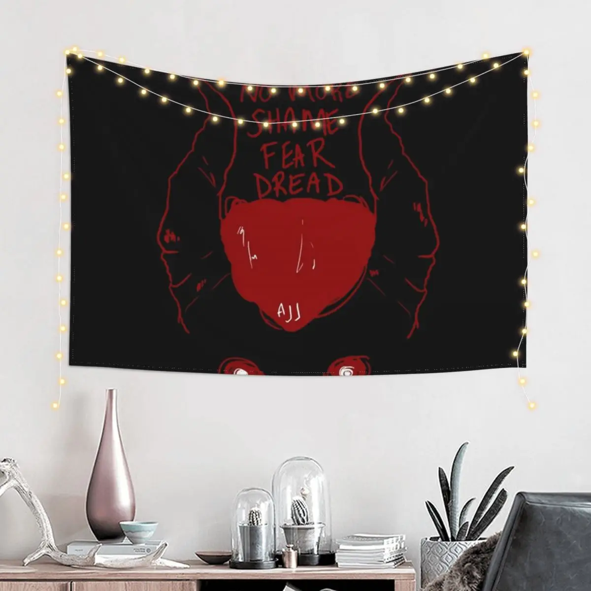 

AJJ- Small Red Boy Classic Tapestry Decorative Paintings Bedrooms Decorations Room Decorator Tapestry