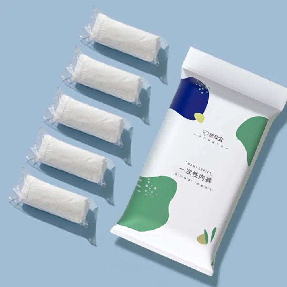 Travel Supplies Pure cotton Postpartum Underpants 5pcs Maternity Underwear Maternity Intimates Women's  Disposable Panties