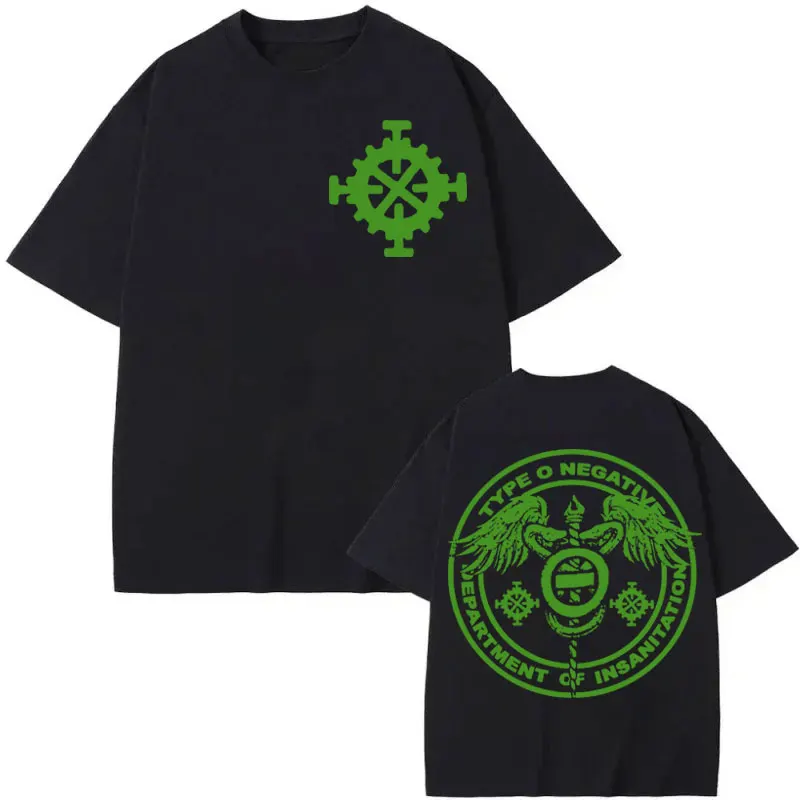 

Rock Band Type O Negative Graphic T Shirts Men Women Clothing Fashion Vintage T-shirt High Quality Cotton Short Sleeve T-shirts