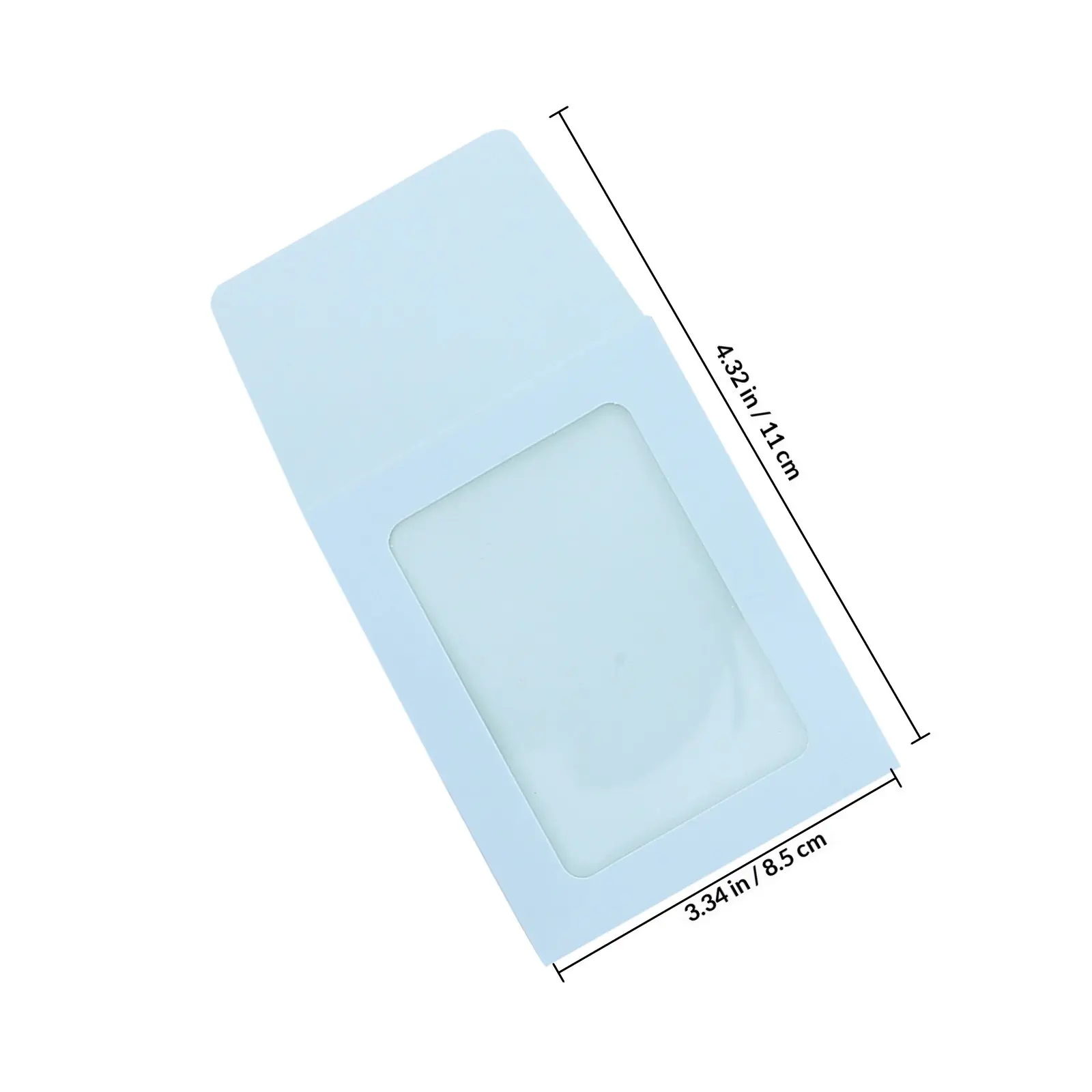 30Pcs Transparent Window Card Envelopes Photo Frame Sleeves Greeting Card Holders for DIY Crafts Wedding Invitations