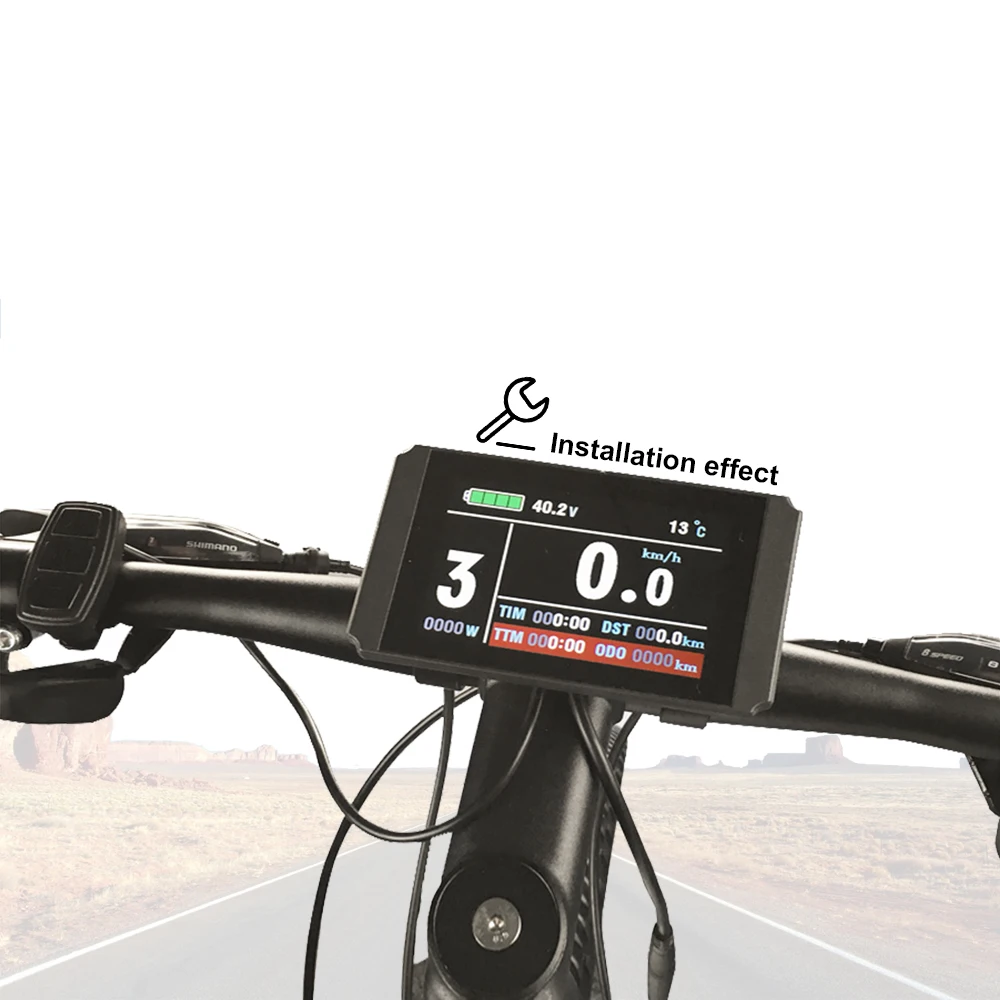 Okfeet KT LCD8H eBike LCD Display Electric Bicycle LCD8H  KT LCD3 Display KT-LCD for Electric Bike LCD