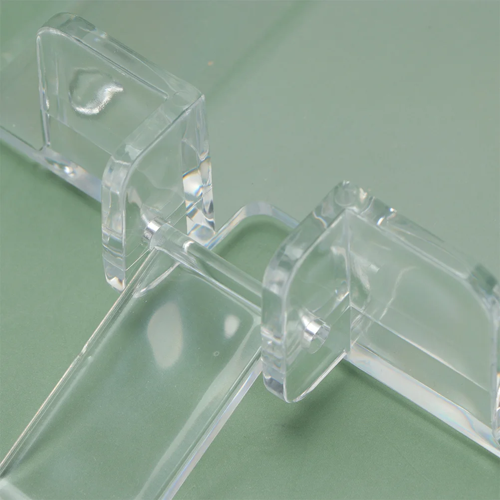 

2pcs Clear Plastic Napkin Holder Square Tissue Organizer Sturdy Acrylic Dispenser For Home Coffee Shop Restaurant