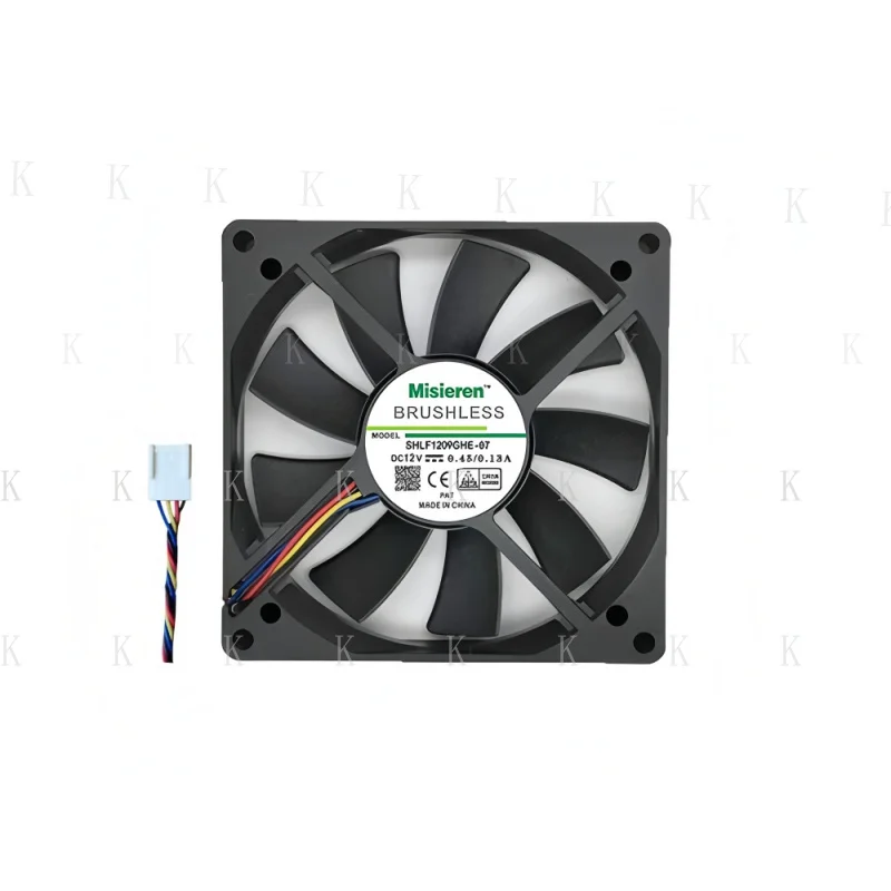 

C ДЛЯ высокоскоростного бесшумного охлаждающего вентилятора с объемом воздуха SHLF1209GHE-07 90*90*15 мм 12 В 0,45 А