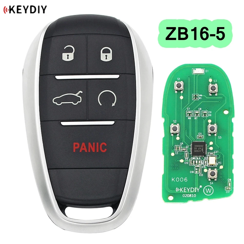 KEYDIY Universele Smart Key ZB04-3 ZB11 ZB12-3 ZB15-3 ZB17 ZB19 ZB28 Smart Key Afstandsbediening voor KD-X2 KD-MAX Autosleutel Afstandsbediening Vervanging