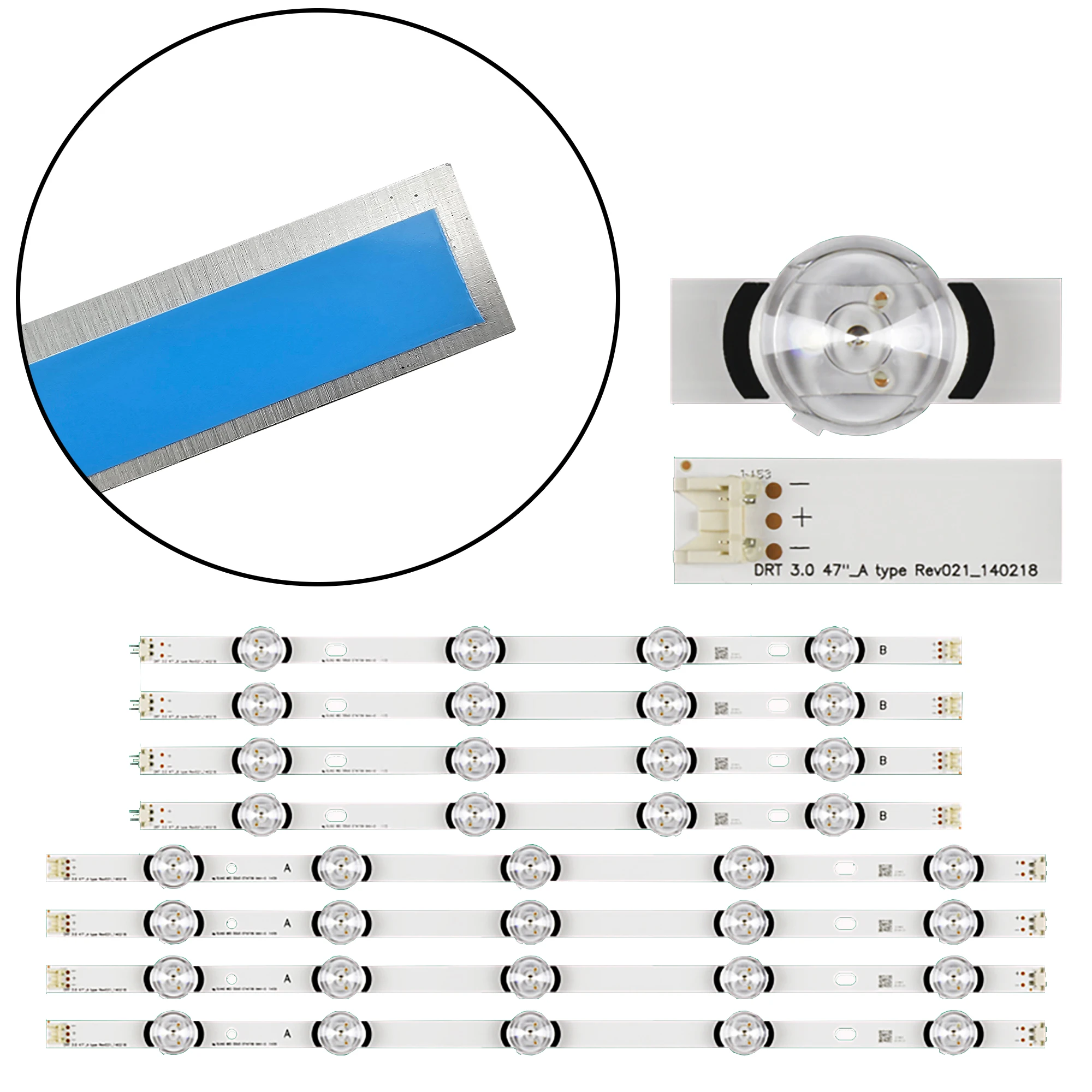 LED Backlight strip 9 Lamp For 47