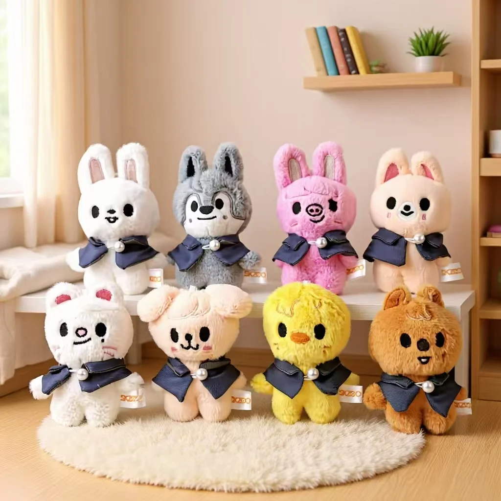 

FM еженедельник в одном стиле StrayKids плюшевый брелок плащ кукла SKZOO плюшевая игрушка Волшебная академия кукла кулон подарок на день рождения