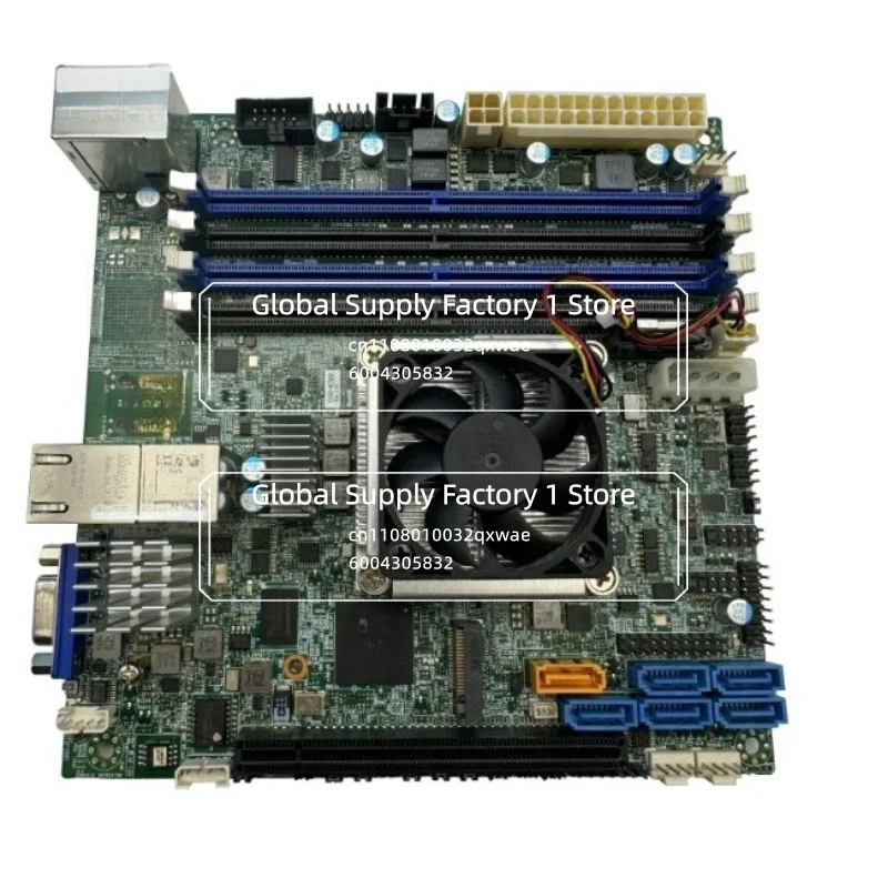 X10SDV-4C-TLN2F Motherboard ITX NAS Server Board D1521 Dual 10GbE Network for Supermicro Storage System