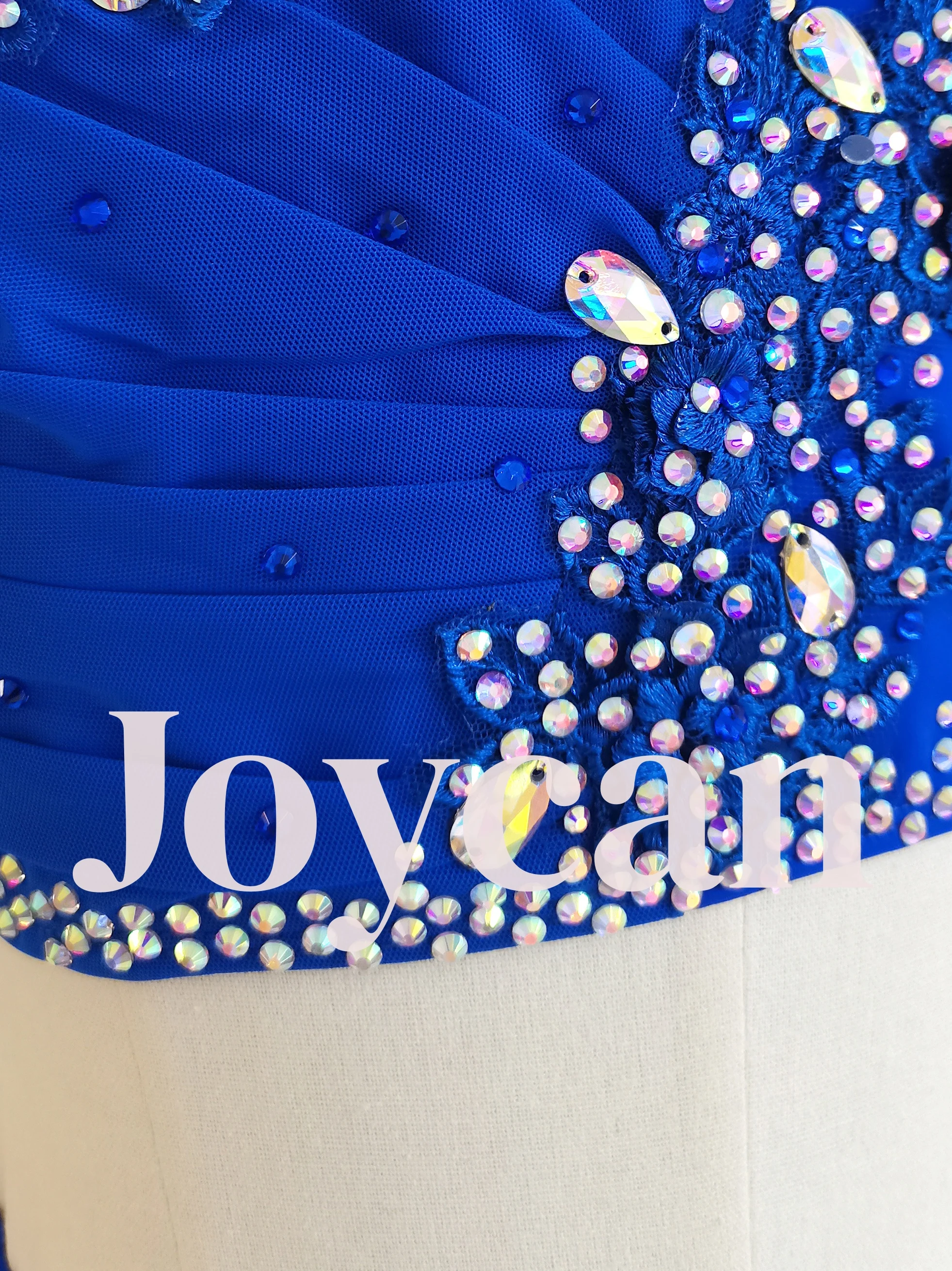 Joycan Lycial robe de danse diamant bleu éclaircissant cadeau compétition Performance à la main personnalisé pôle danse Ballet danse