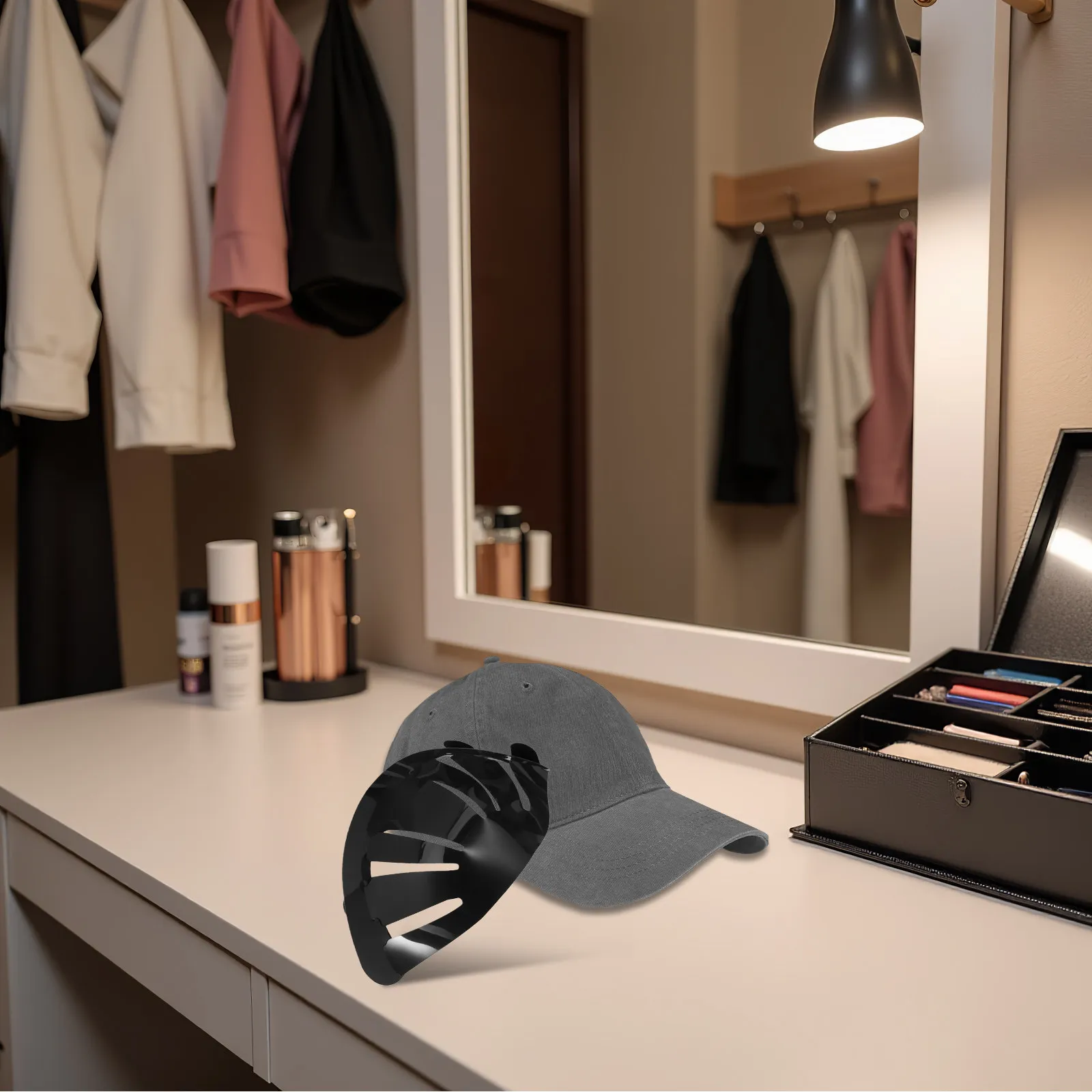 25Pcs Baseball Cap Inner Support Universal Hat Shaper Insert Black Cap Liner for Travel Storage Sports Daily Use Hat Protector