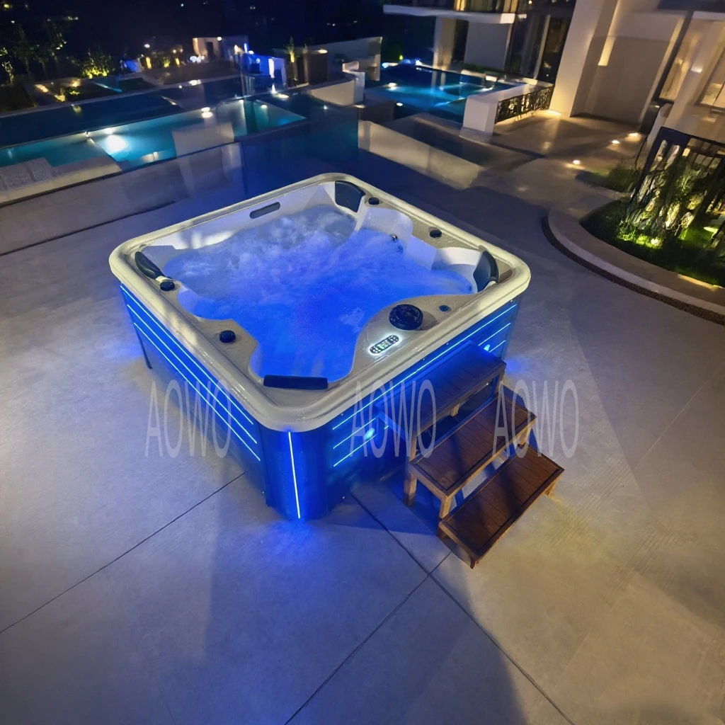 JacuzziSS Extrieur whirlpool Pool Outdoor Spa Tub Pool Heater 6 Person Idromassaggio Da Esterno Outdoor Cryo Therapy Tub