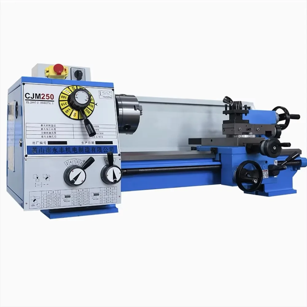 Price CJM250 Mini Metal Lathe Machine With Auto Feeding