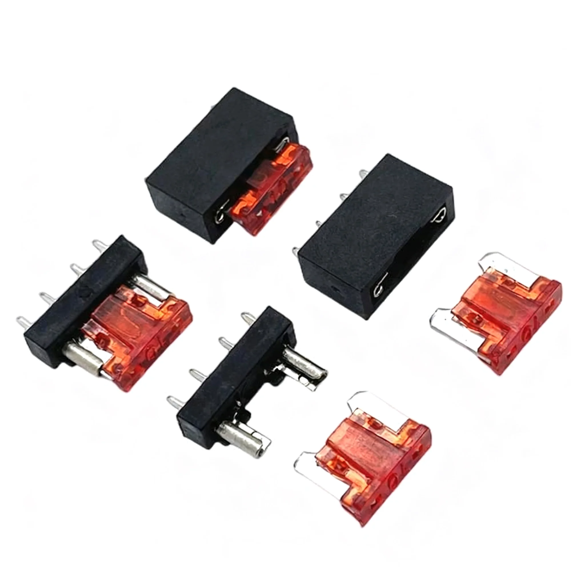 Mini Short-Foot Mini Small PCB Soldering Type Circuit Board Fuse Base, Insert Piece Integral Seat Special Wehicle