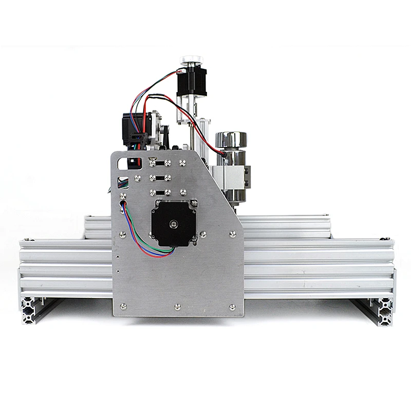 LY Smontato Pack FAI DA TE 2030 3 Assi Mini Router di CNC Incisore Macchina Per Incidere 500 MW 2500 mW 2 in 1 Motore Mandrino 300 W