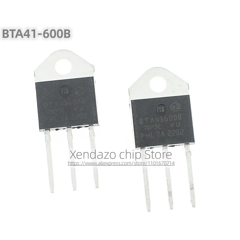 10pcs/lot BTA41600B BTA41-600B TO-3P package Original genuine Bidirectional thyristor