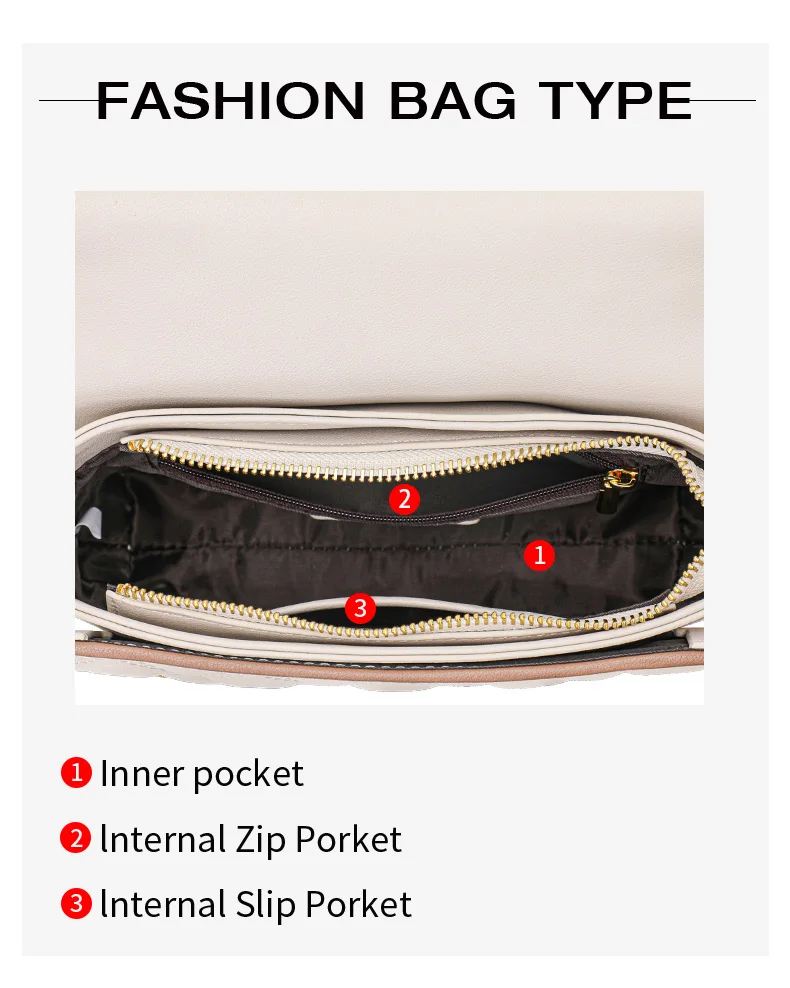 Aidrani Damen-Umhängetasche mit Ein-Schulter-Design 2026 Hochwertige Quadratische Kleine Modische und Stilvolle Tasche für Damen – Detail 6