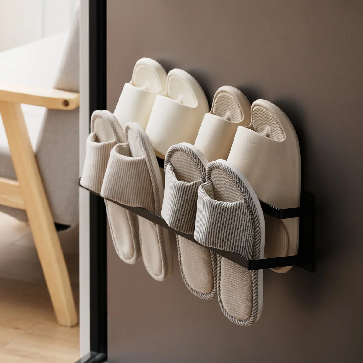 Optimal Home Organizing Machine Shoe Metal Cabinet Shoe Rack  Customized Shoe and Rack Design