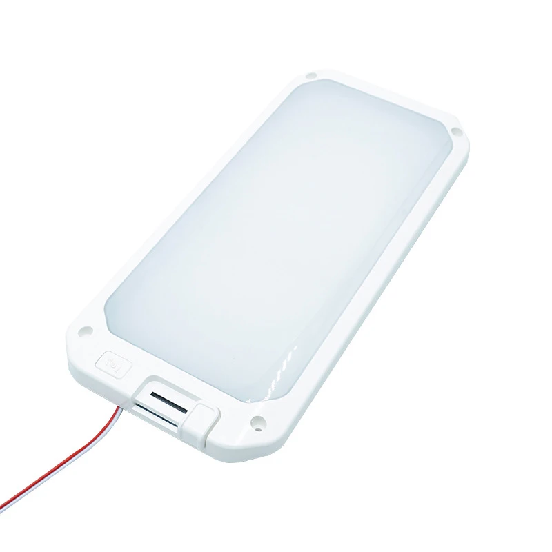 تركيبات إضاءة بارما ثلاثية الألوان لداخل السيارة، وأضواء السقف المربعة، وأضواء الليل للكابينة، وأضواء القراءة، وأضواء LED #5