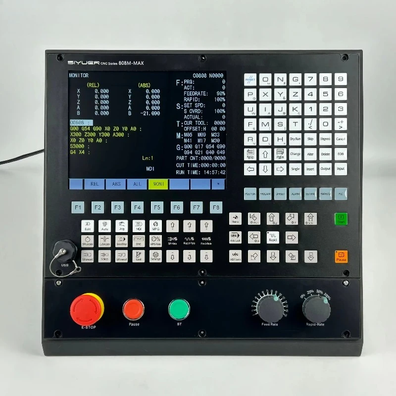 5 Axis CNC Milling Controller Used for VMC Router with Servo Stepper Motor Replace GSK SZGH for 808M-MAX