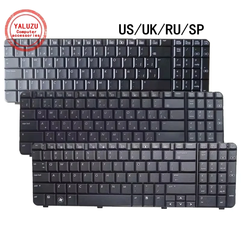 EUA/Reino Unido/RU/SP Inglês/Russo/Espanhol NOVO Teclado de Laptop Para HP Compaq Presario CQ61 G61 G61-200 G61-300 G61-404