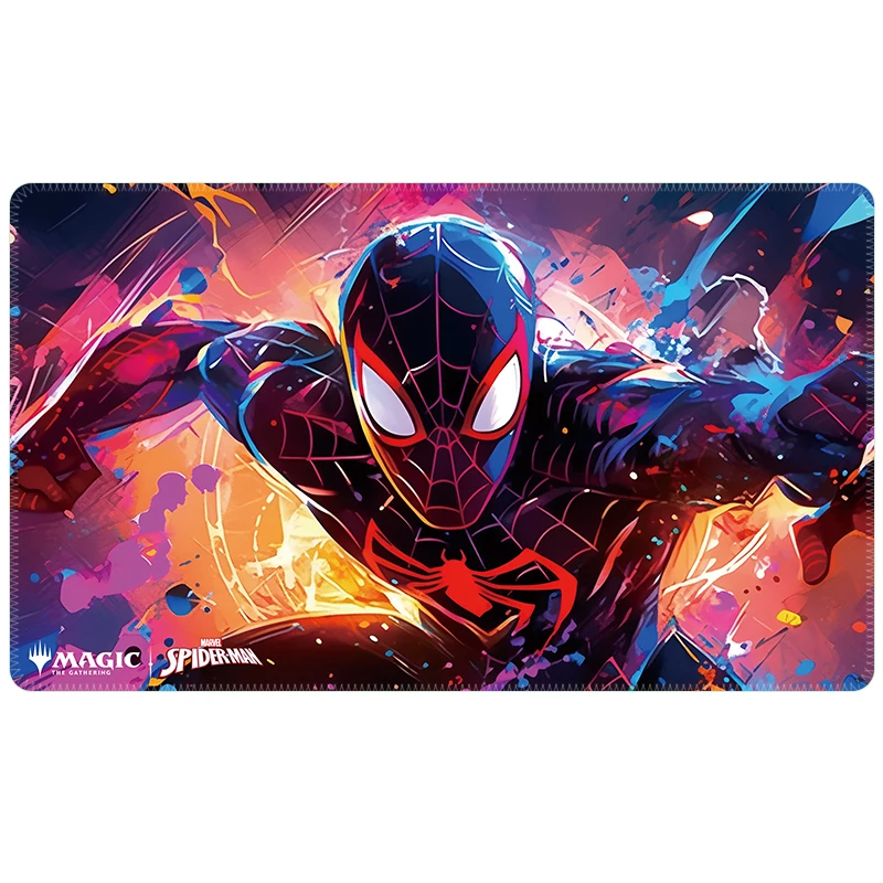 60*35*0.2 سنتيمتر ماجيك بطاقة التداول لعبة ملحق MTG بطاقة لعبة لتقوم بها بنفسك PlayMat فيلم أنيمي سبايدرمان سلسلة جمع دمى هدايا