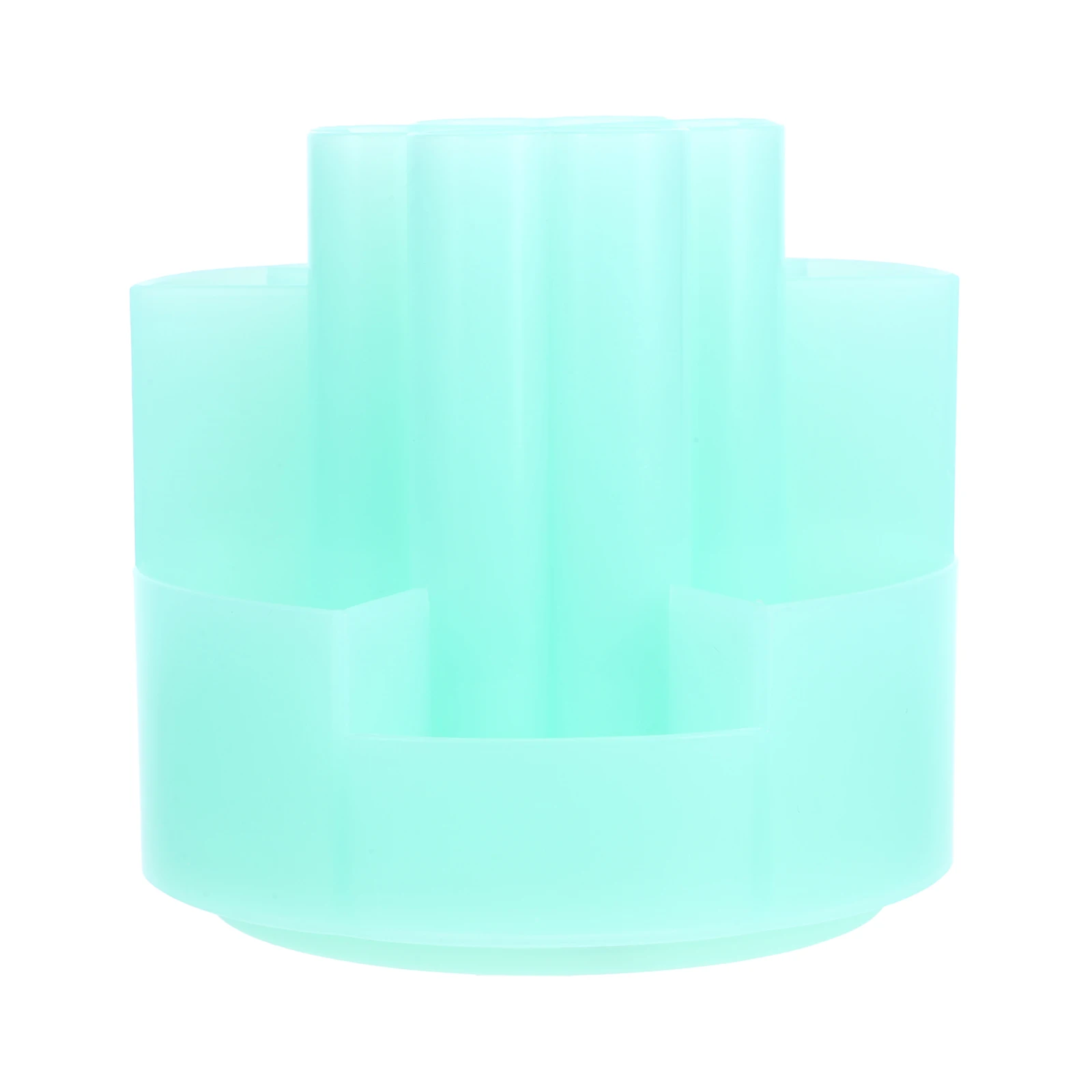 

Desktop Rotating Organizer for Pens Pencils Makeup Brushes 360 Spinning Function Black Desk Stationery Holder Compact Size