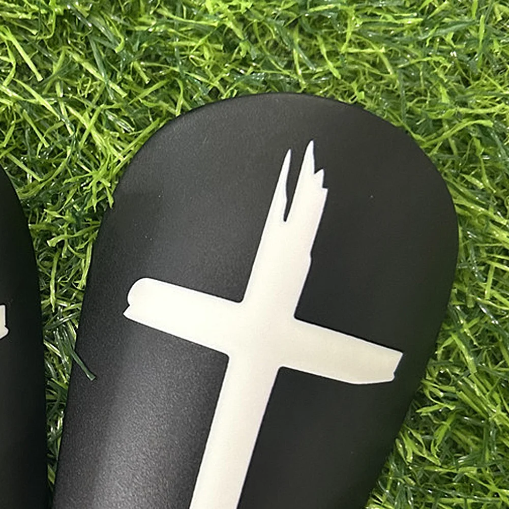 1 пара миниатюрных футбольных щитков для голени EVA Cross Soccer Shin Guards Амортизирующая футбольная защита для ног для детей, молодежи и взрослых
