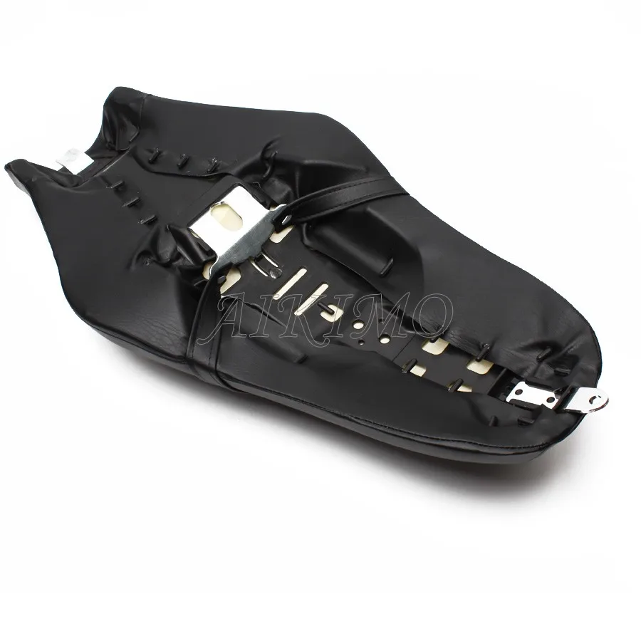 Motorcycle Driver Rear Passenger Two Up Seat for Harley Sportster XL 1200 883 48 Black