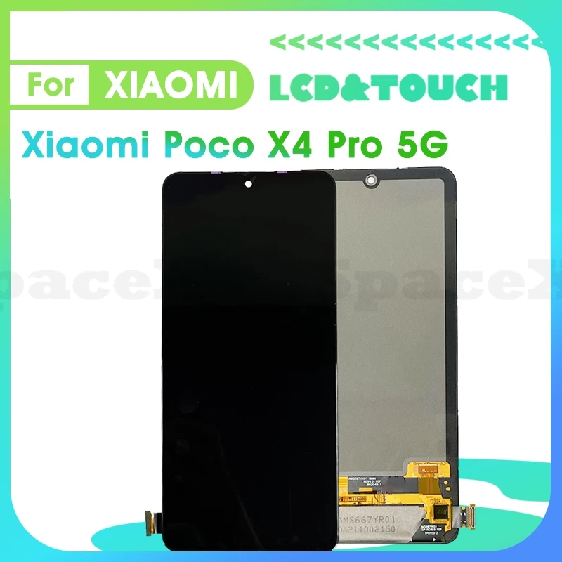 

PocoX4Pro 6.67"AMOled For Xiaomi PocoX4 Pro 5G LCD Display Touch Digitizer Assembly Replacement Screen Mi Poco X4 Pro 5G lcd