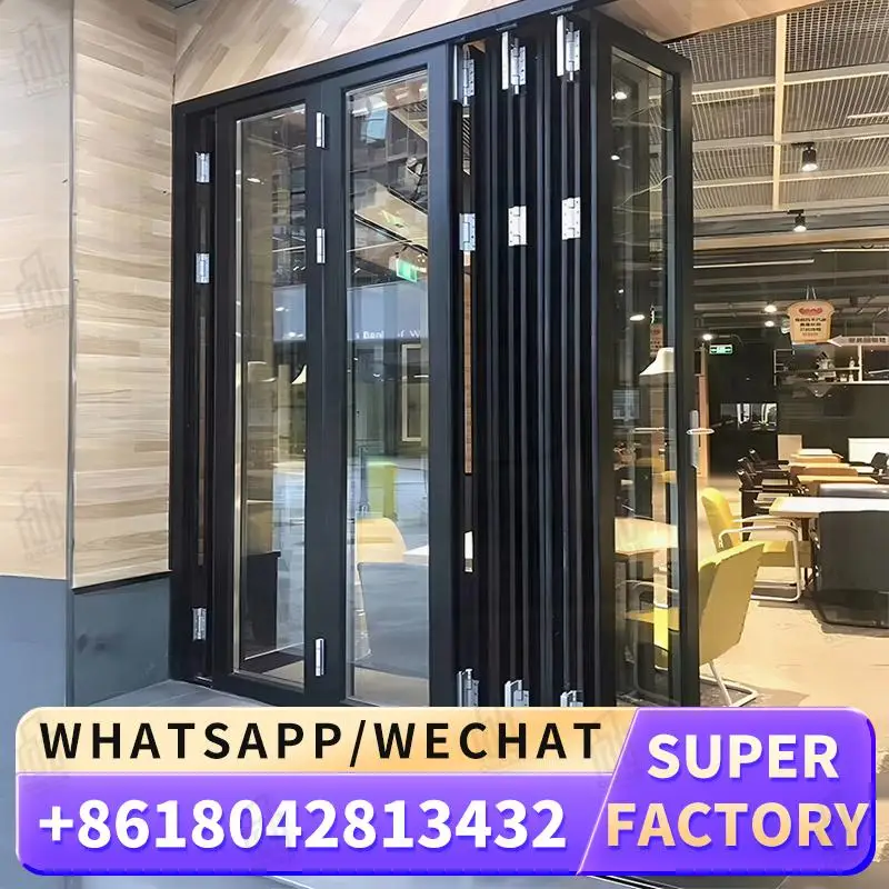 

Customizable Windows Foldable Door Ideal for European Office Spaces Factory Made Windows Foldable Door