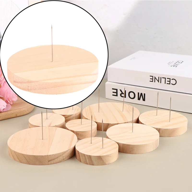 Stojak ekspozycyjny Uchwyt na szydełkowane rękodzieło Stojaki Półka Podpórka Baza do przechowywania Drewniana podstawa pod figurki zwierząt akcji