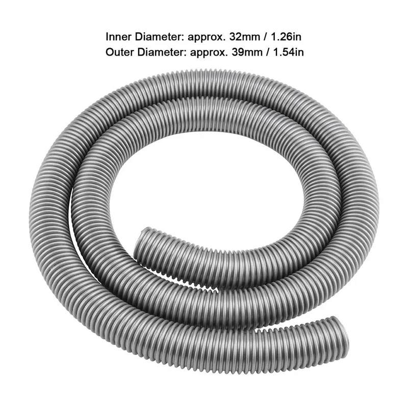 Tubo per aspirapolvere da 2 m * 32 mm adatto ai modelli 15/30 litri per aspirapolvere industriale o accessori per aspirapolvere centrali