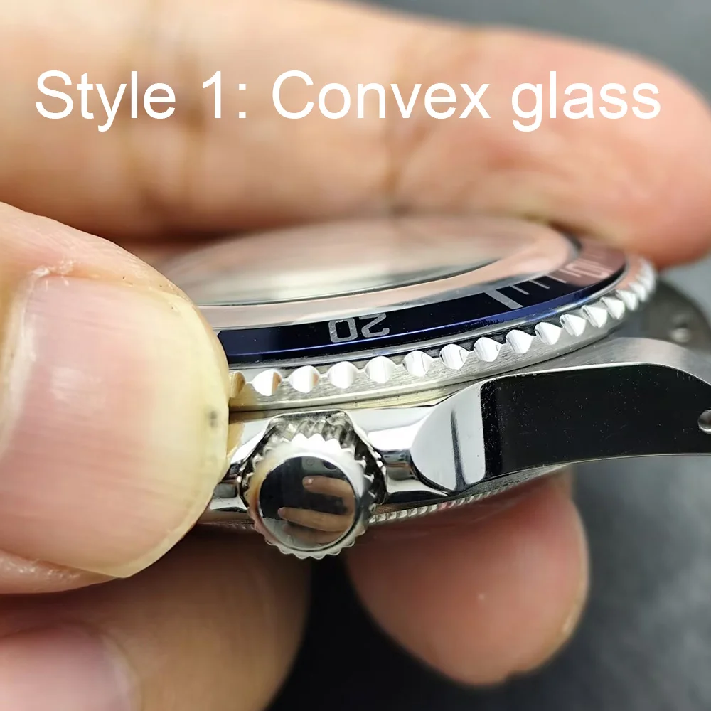 High-quality 39.5mm Silvery Retro Steel Case Fit NH34 NH35 NH36 Movement Case Watch Box
