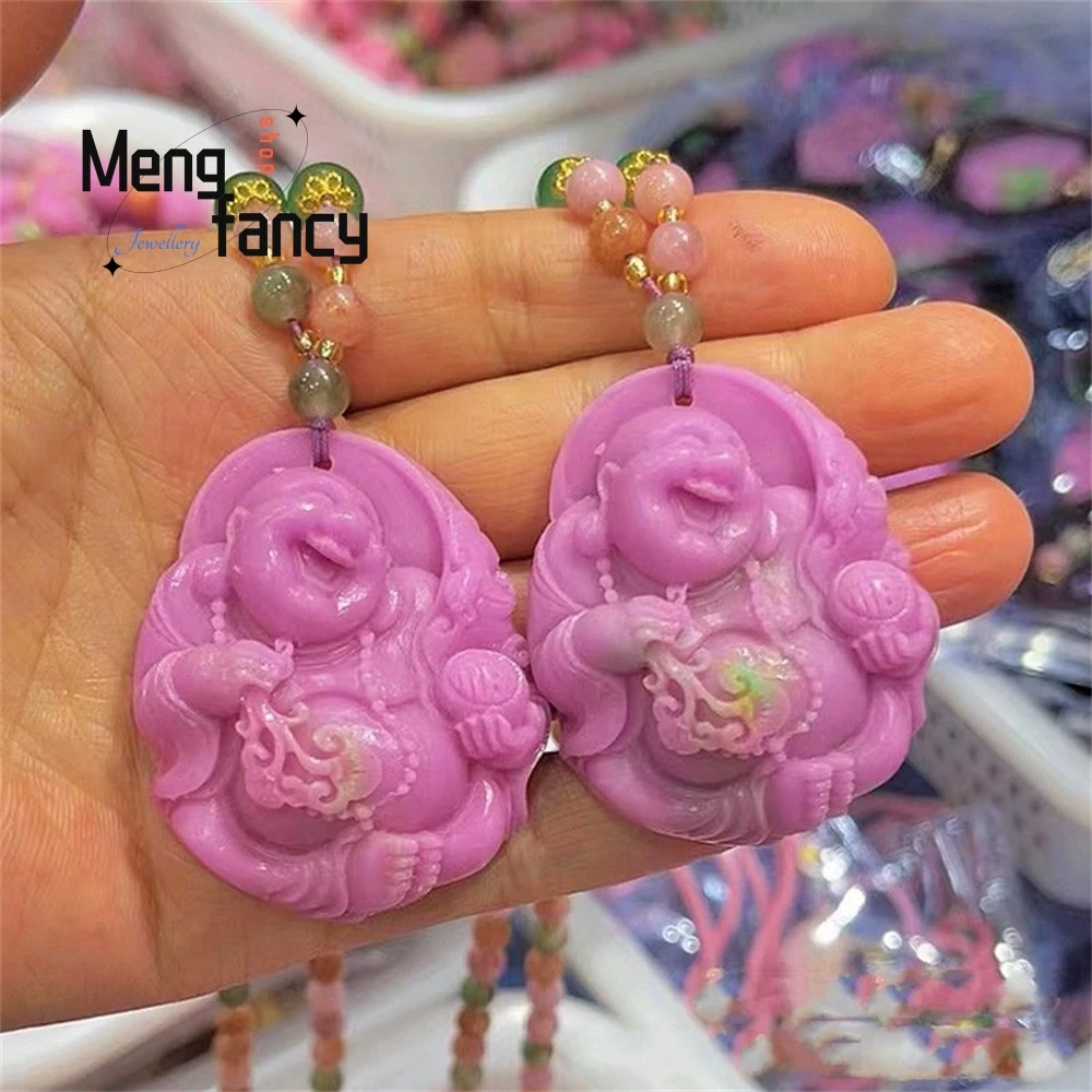 

Natural New Seven-color Collection Nine-bend Salt Source Agate Double-sided Pendant Sweater Necklace Luxury Fashion Fine Jewelry