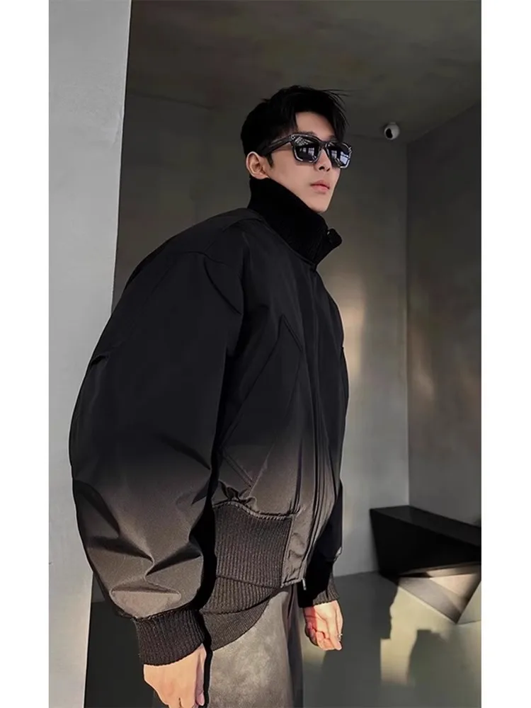 

American High Street Sle Men's down Cotton Jaet Winter Thiened ort Pilot Coat Bread Sle Casual Loose Fit Coat