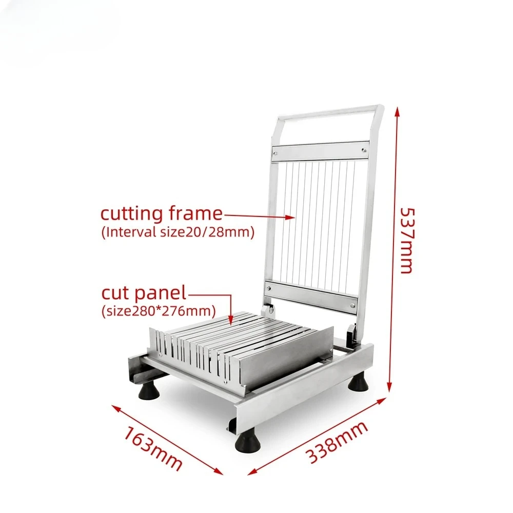 

NP-340-1 Manual Chocolate Cutting Machine High Quality Stainless Steel Soft Sweets Jelly Guitar Cutter