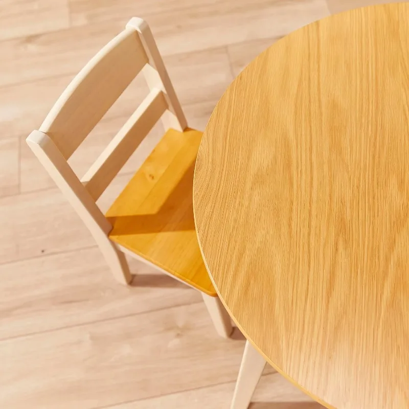 Conjunto de mesa e cadeira Hideaway, móveis infantis, 3 peças