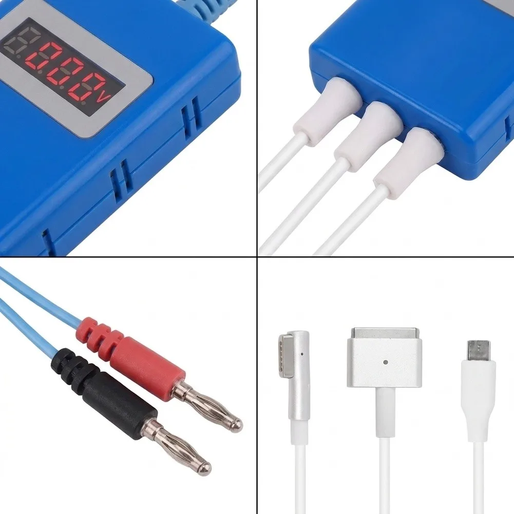 DC Supply Test Cable BY-3200S for For current Measurement and Input Voltage Readings on Silicon T2 M1 Chipset Devices