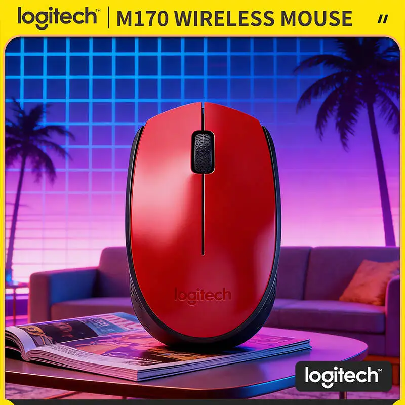 

Надежная беспроводная оптическая мышь Logitech M170, 1000 DPI, дальность 10 м, 12 месяцев автономной работы, для использования на нескольких системах и настольных ПК