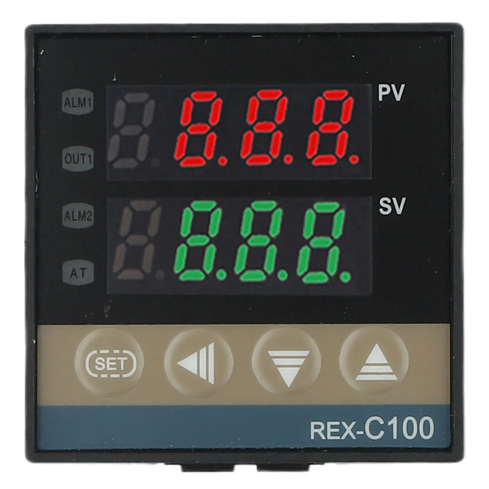 REXC100 AN Temperature Controller Set SSR 40DA K Thermocouple Probe Proportional Bands Integral Time Derivative Time