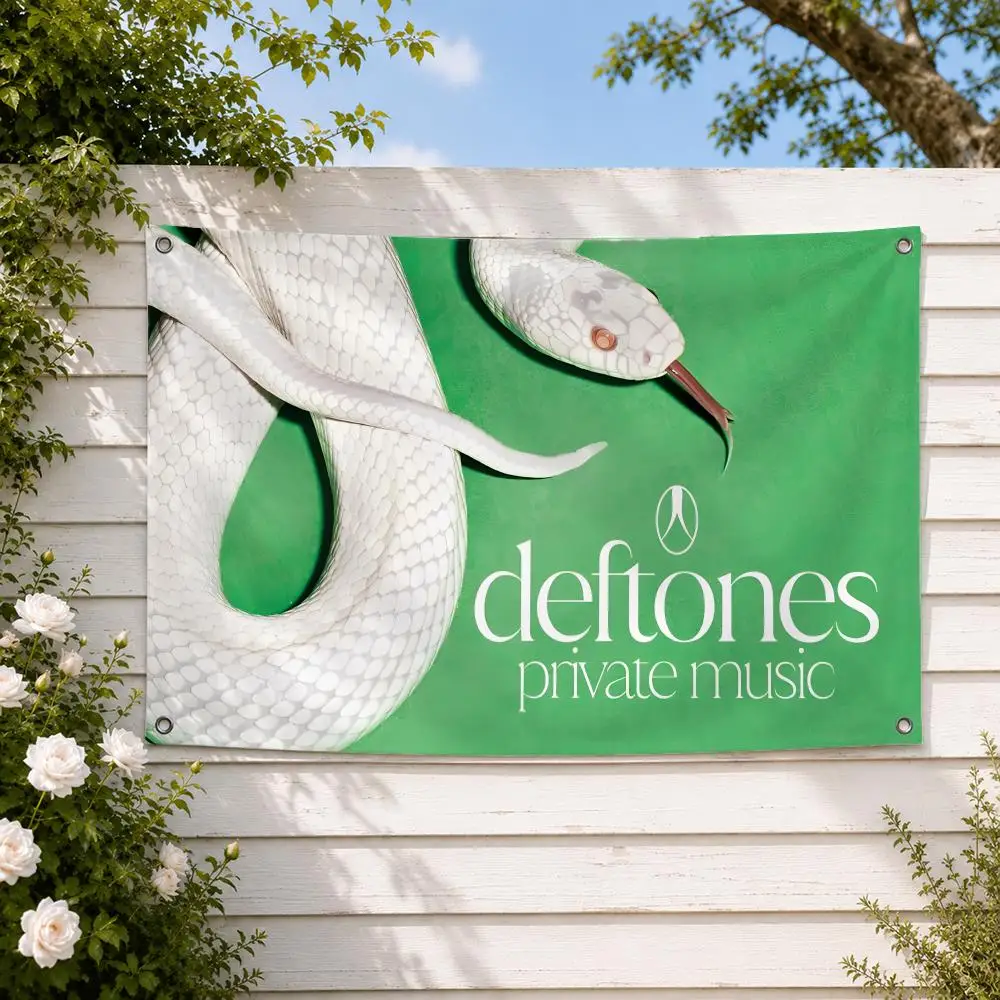 Band Deftones Flags decor flag banner,wall hanging flag,indoor outdoor wall decor,yard garden porch patio