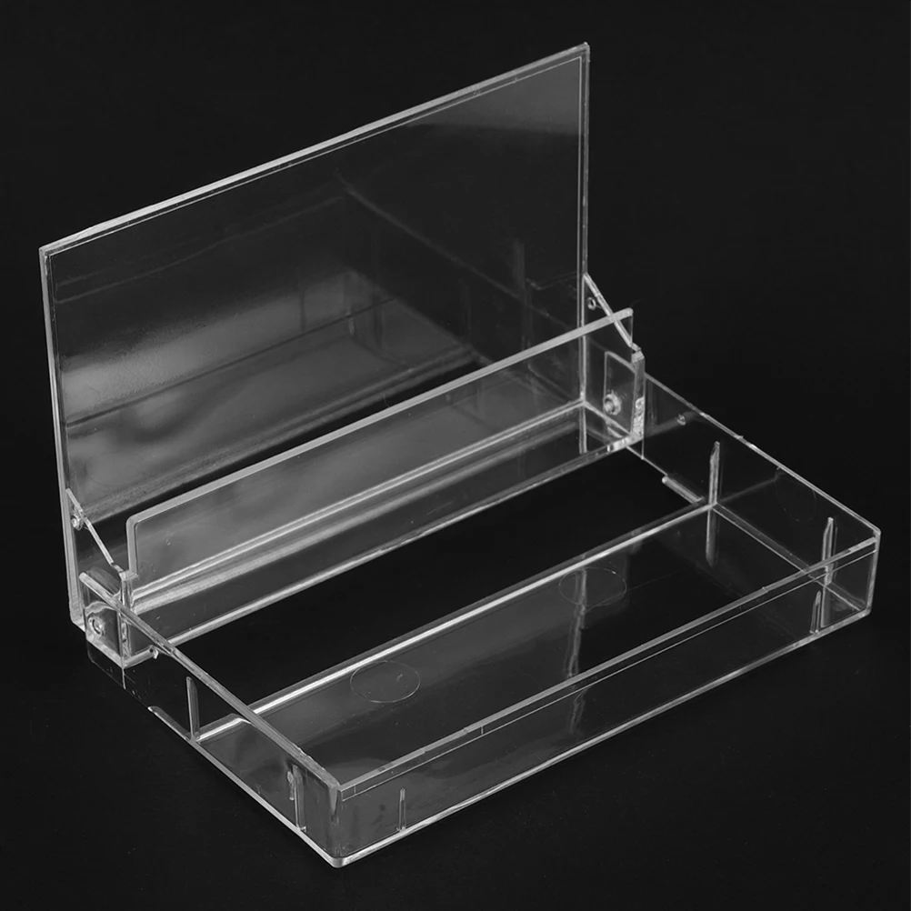 

4pcs Cassette Tape Storage Boxes Transparent Organizer Case for Collectors DJs Audio Cassette Boxes Plastic Cases
