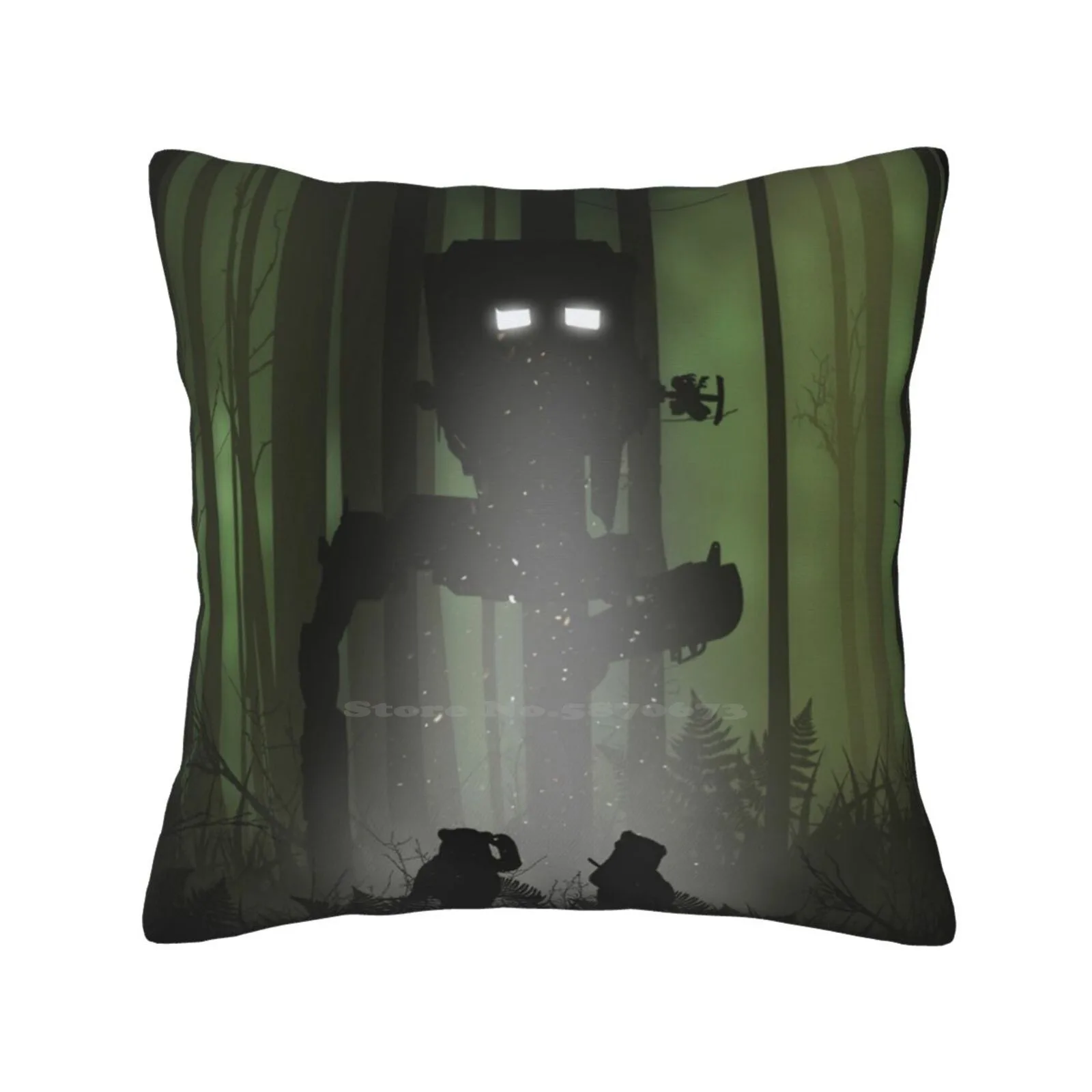 Endor Misadventures Home Sofa Car Cushion Cover Pillowcase Retro Vintage Wards Ewoks At St Endor R2d2 C3po Sci Fi Travel Forest