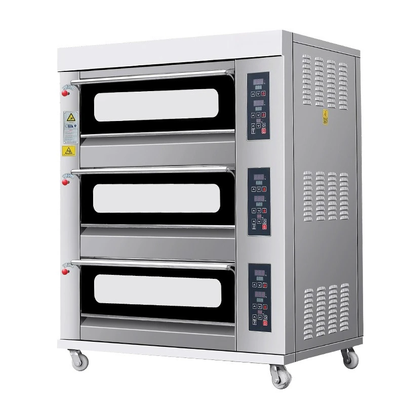 

Electric oven commercial three-layer six-plate 3HP-NM electronic temperature control baking cake bread electric oven