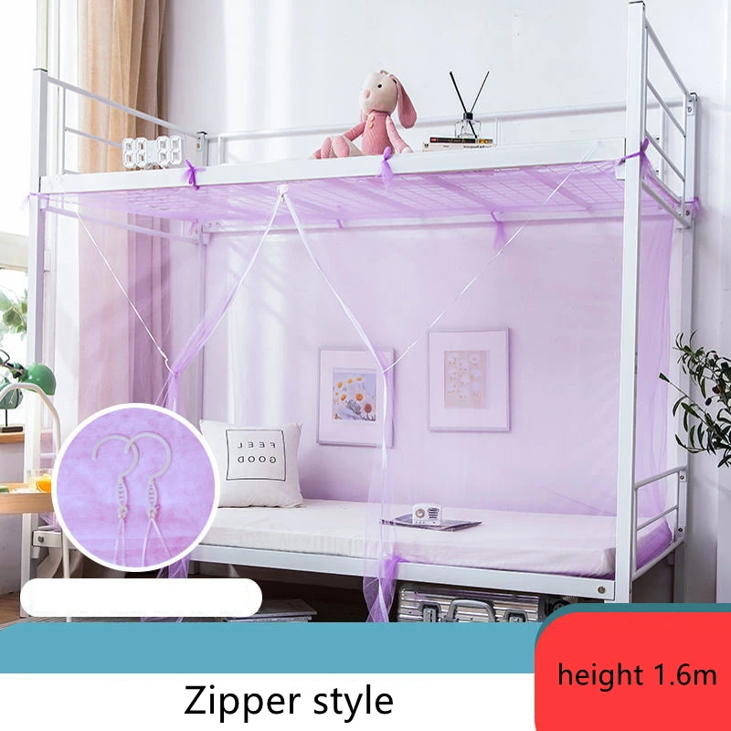 Dormitory Lower Bunk Single Door Mosquito Net Simple Children Room Decor Mosquito Net Summer Anti-mosquito Bites Mosquito Net