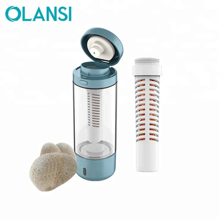 New Design Portable 350Ml Hydrogen Rich Water Maker Bottle Spe Active Hydrogen Water