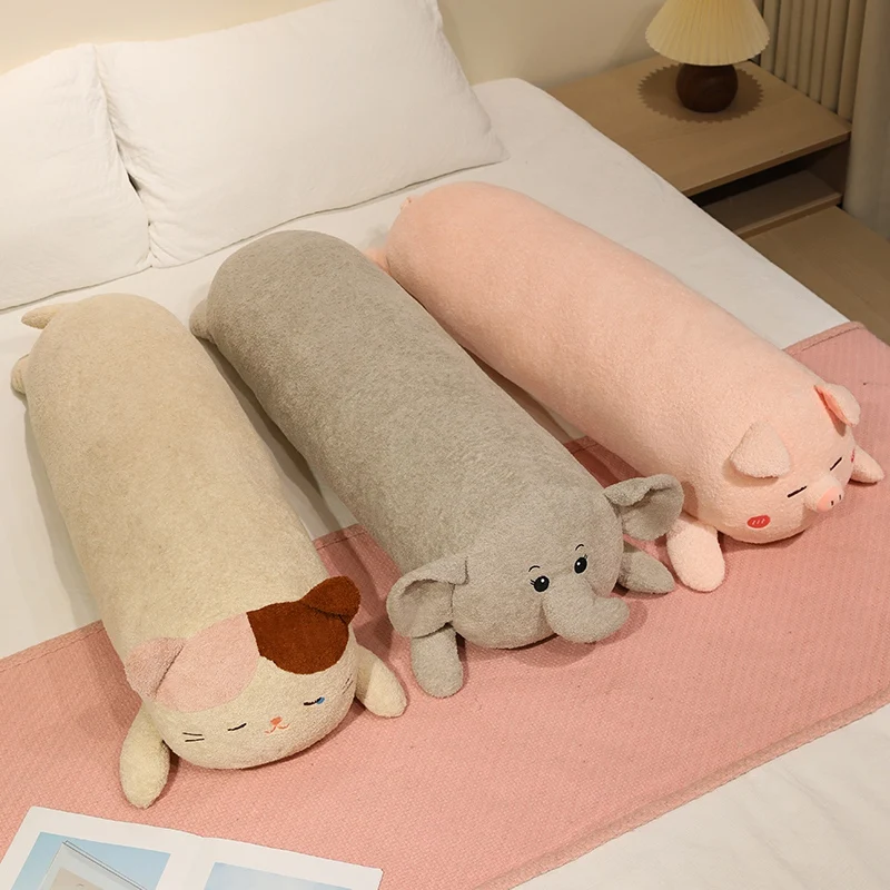 Huge Big Size Elephant Plush Toy Soft Stuffed Cartoon Animal Pig Doll Girls Sleeping Pillow Baby Kids Birthday Gifts Home Decor
