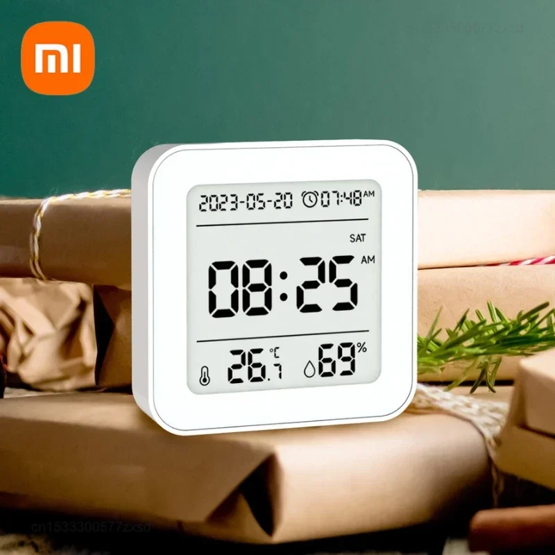 Xiaomi PROTMEX Electronic Thermometer Hygrometer Weather Station Mute Calendar Desktop Clocks Temperature Electronic LED Clock