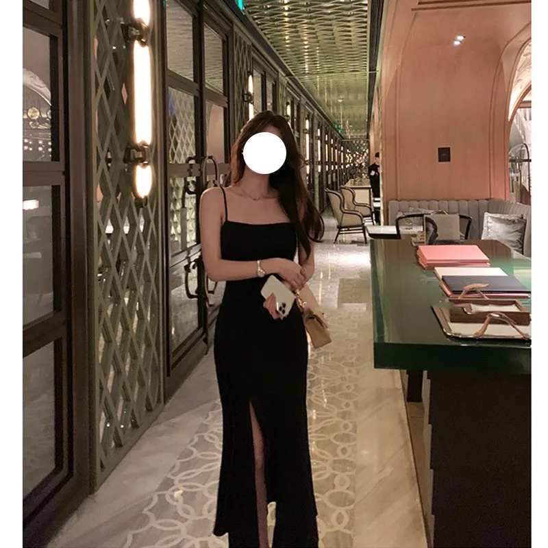 Ele rosa cetim split cinta dr feminino verão bal emagrecimento vestido de cintura alta poliéster náilon cosite fibra saia